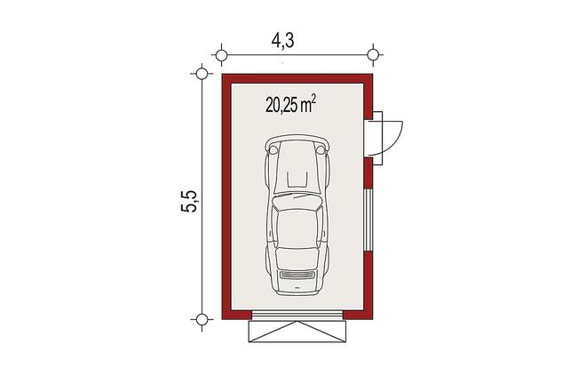 Garaż / Budynek gospodarczy APG8