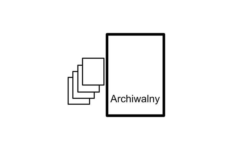 Egzemplarz archiwalny projektu garażu