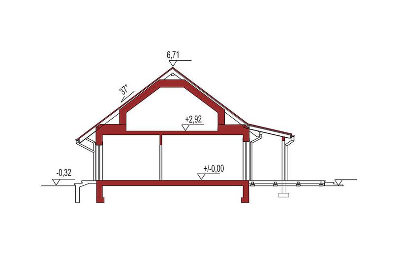 Nina 2 Nova C 37 PLUS strop monolityczny