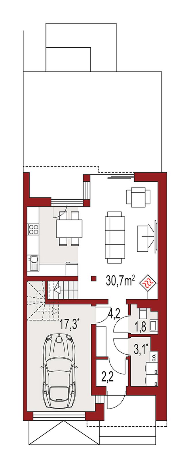 Andrea segment prawy