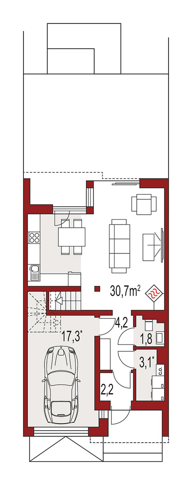 Andrea segment środkowy
