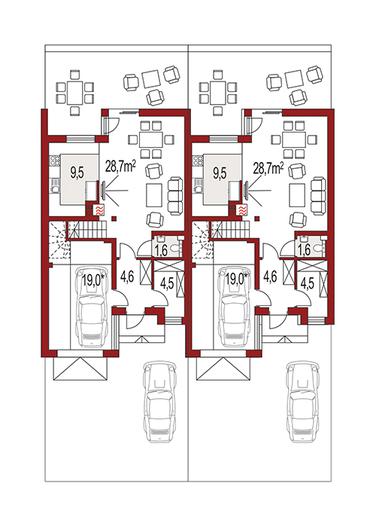 Andrzej dwurodzinny (jednorodzinny dwulokalowy)