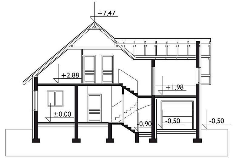 Borówka (murowana - beton komórkowy)