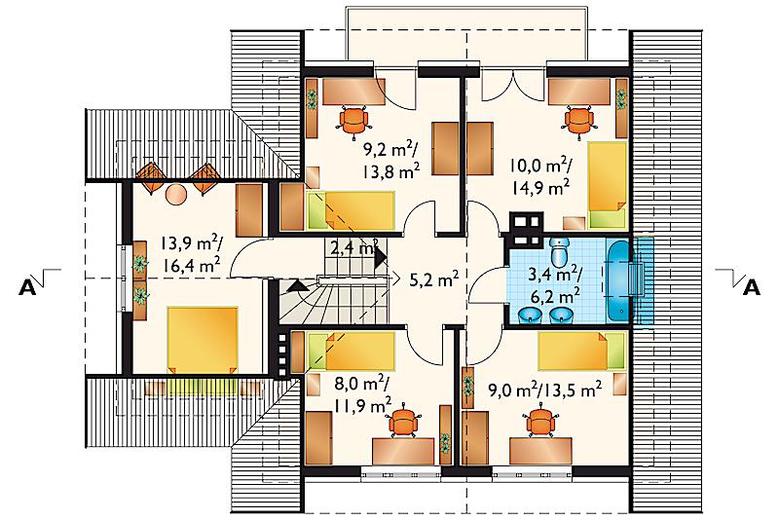 Borówka (murowana - beton komórkowy)