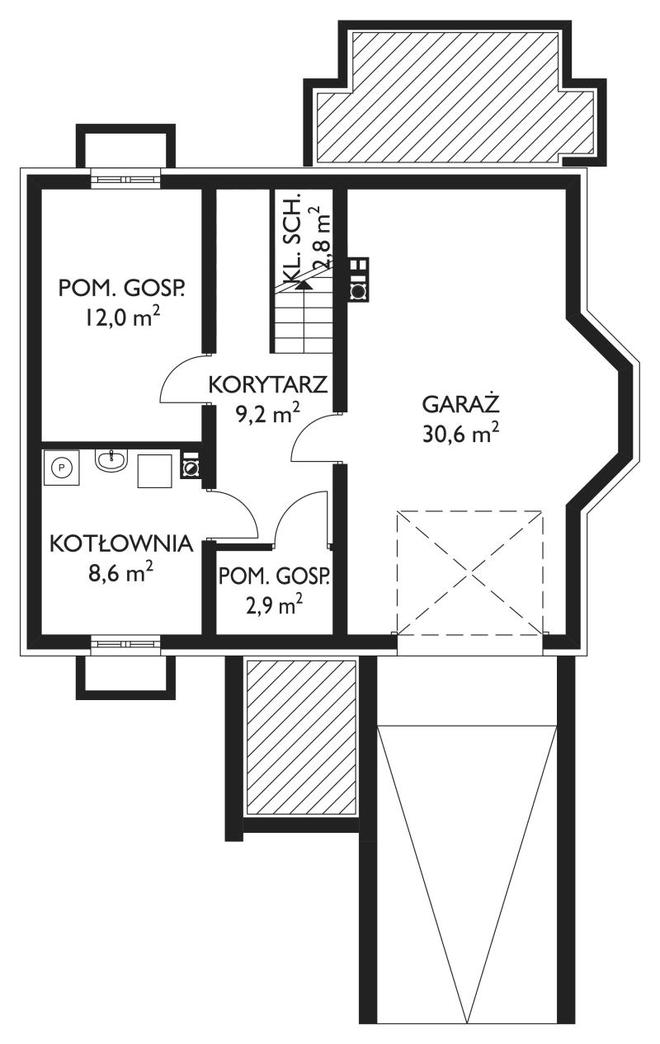 Sonia Mini (murowana - beton komórkowy)