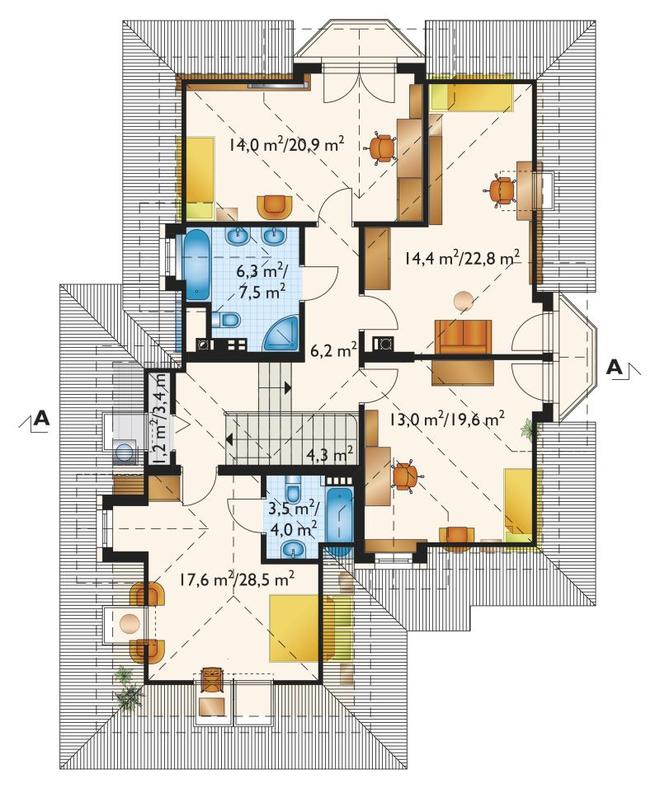 Hortensja Atu (murowana - beton komórkowy)