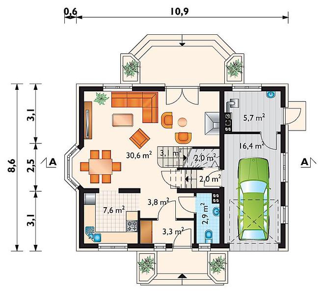 Zofia Bobo (murowana - beton komórkowy)