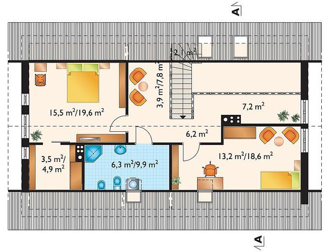 Modrzyk Max (murowana - ceramika)