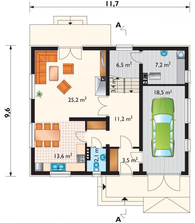 Oberek (murowana - ceramika)