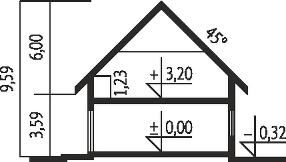 Oliwier z wiatą (bliźniak / dwulokalowy)