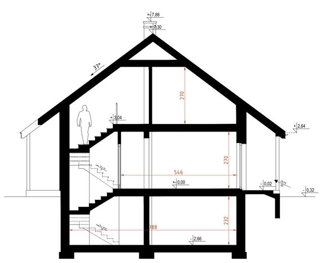 Projekt domu D101 Tobiasz z piwnicą