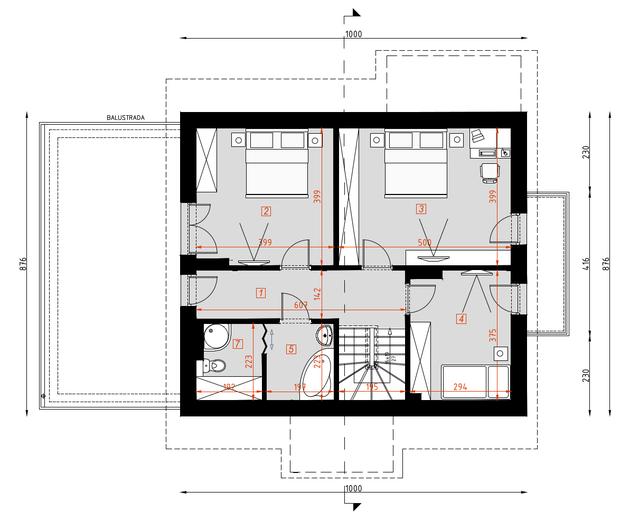 Projekt domu D101 Tobiasz z piwnicą