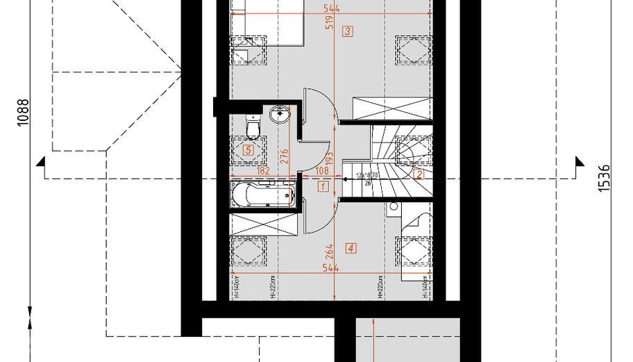 Projekt domu D154A