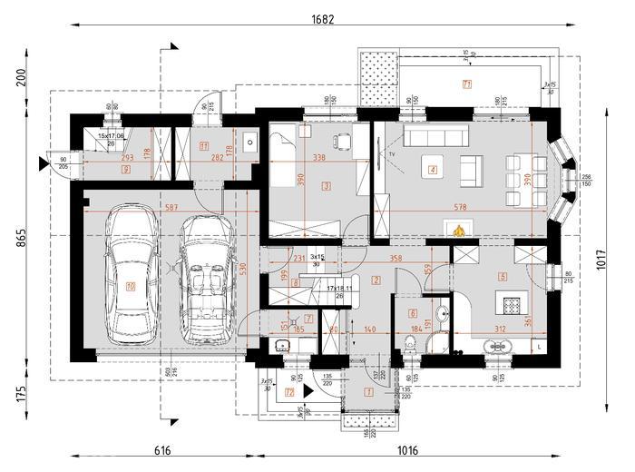 Projekt domu D186