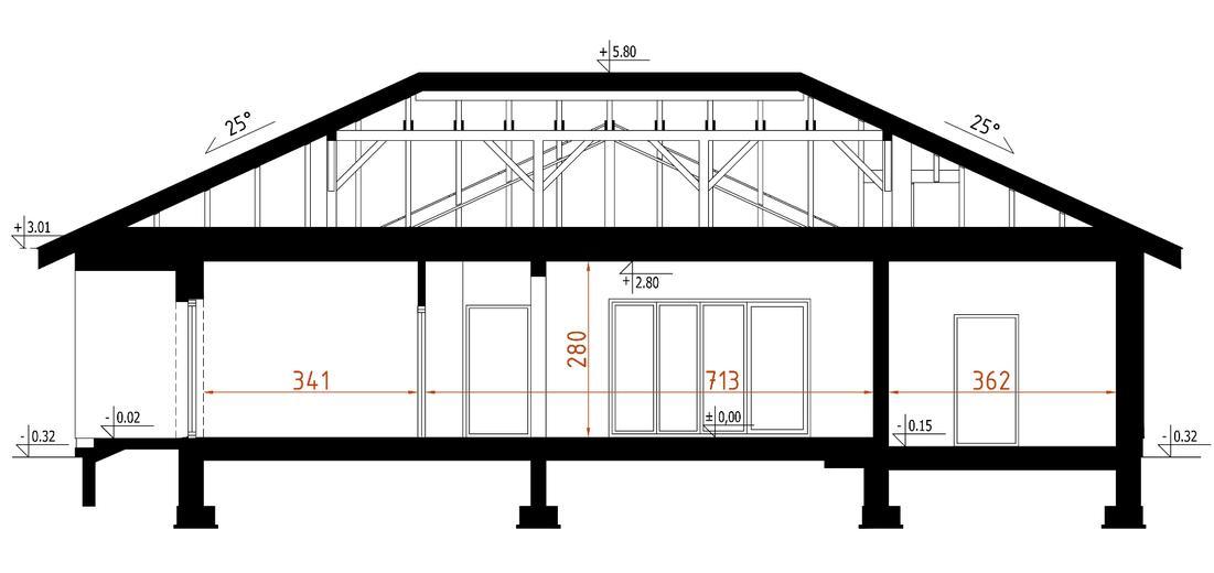 Projekt domu D135A