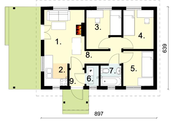 Projekt domu D58 Ewelina