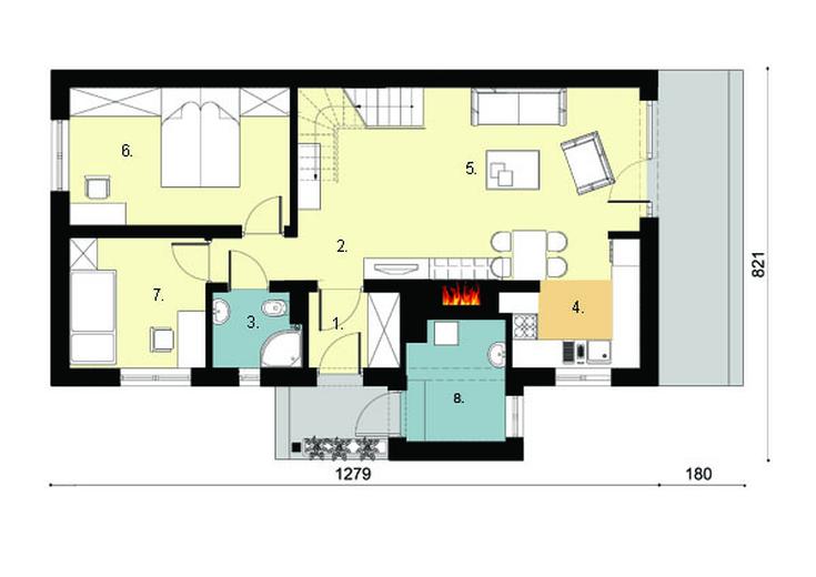 Projekt domu D187A Szymon A