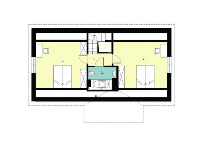 Projekt domu D187A Szymon A