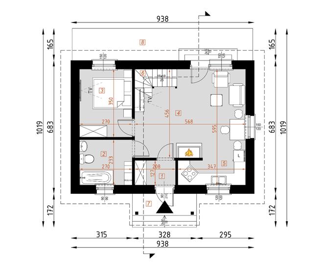 Projekt domu D67 Paulinka I