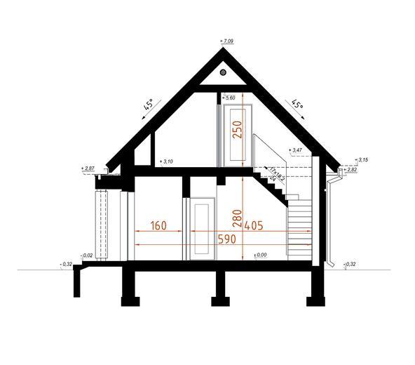 Projekt domu D295