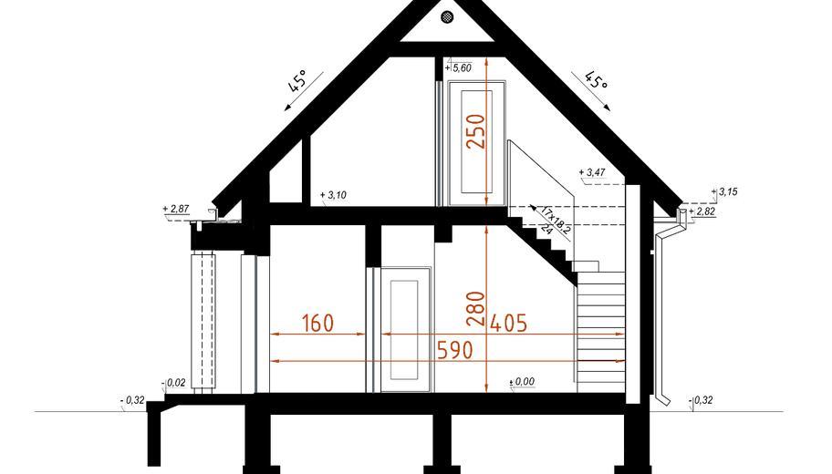 Projekt domu D295