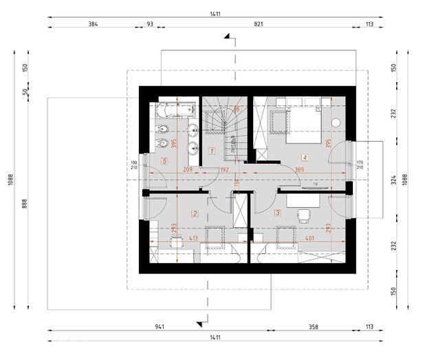 Projekt domu D306