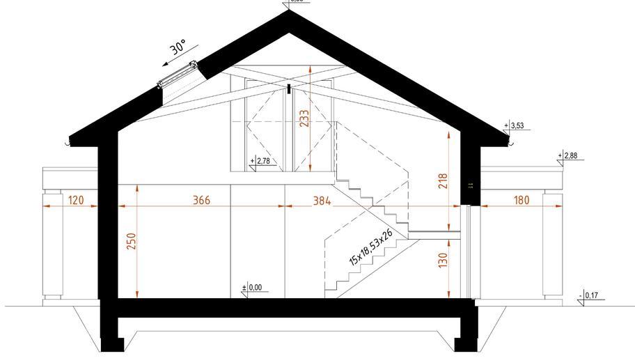 Projekt domu D316B