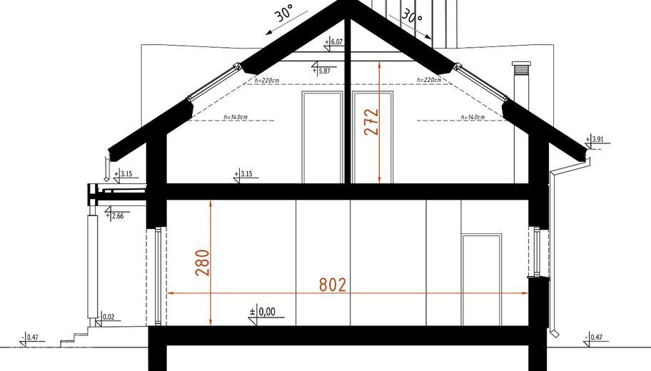 Projekt domu D333B