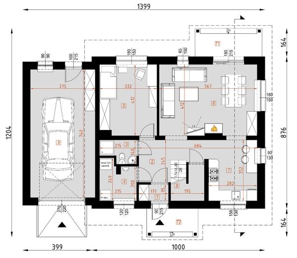 Projekt domu D101  Tobiasz