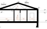 Projekt domu D292C   wersja drewniana