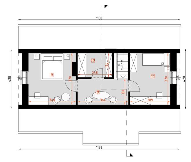 Projekt domu D155 Danusia