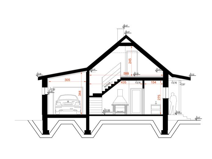 Projekt domu D54 Olaf