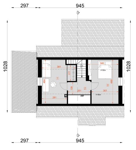 Projekt domu D54 Olaf