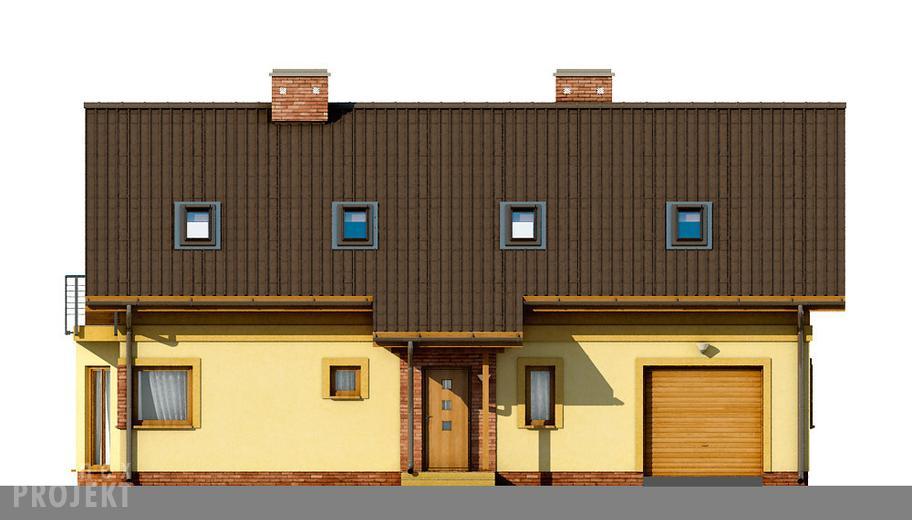 Projekt domu D83  Martyna   wersja drewniana