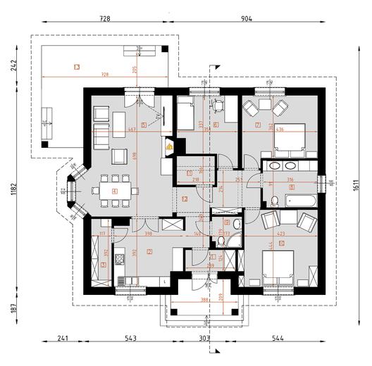 Projekt domu D172 Zbigniew