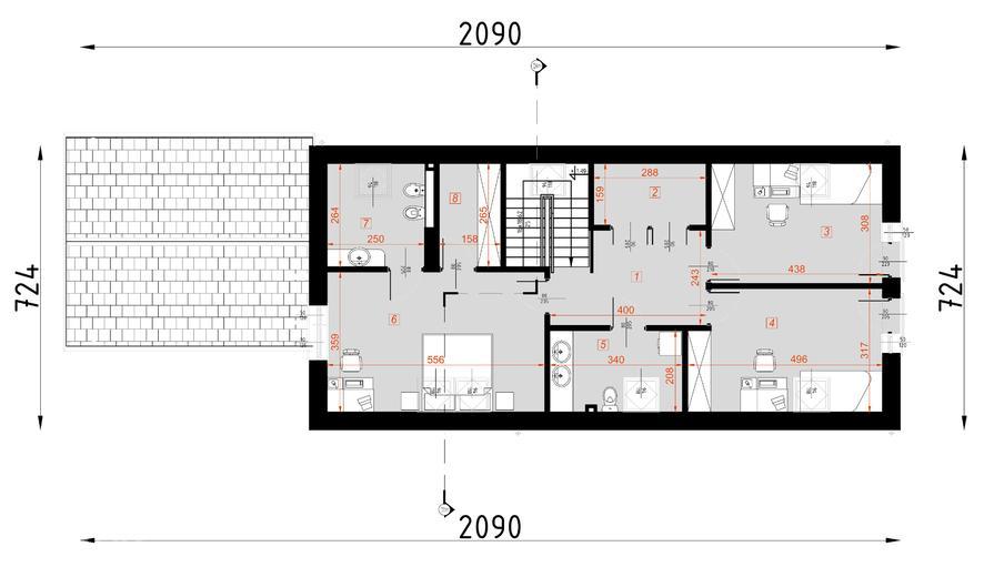 Projekt domu D44  Joanna