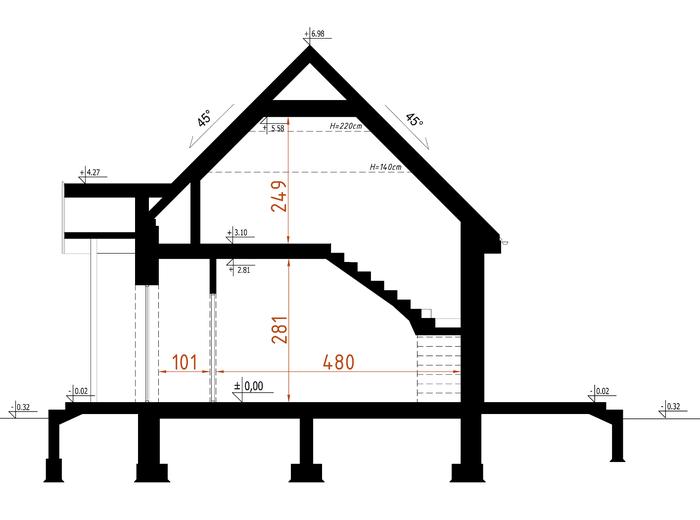 Projekt domu D80 Filip