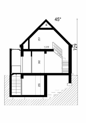 Projekt domu D178A  Piotr A