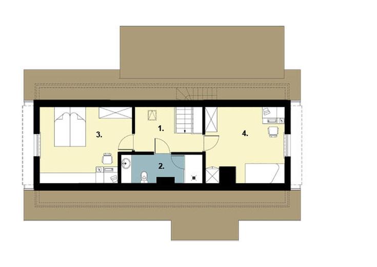 Projekt domu D199 Paula wersja drewniana