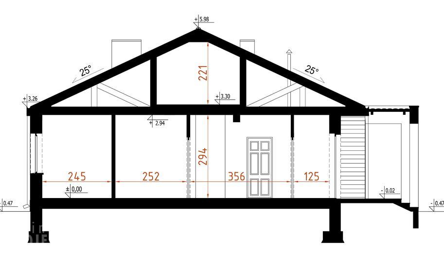 Projekt domu D123  Zbyszek