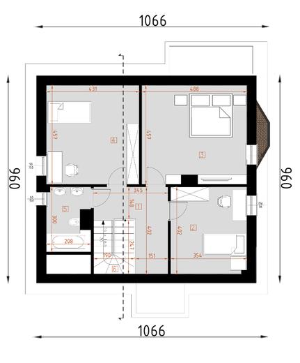 Projekt domu D03   Eluńka