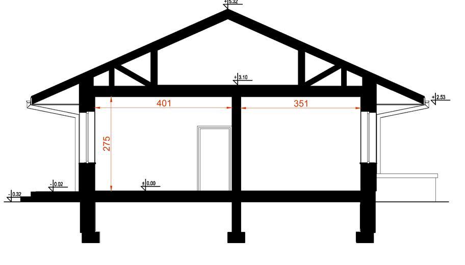 Projekt domu D19B  KAROL B