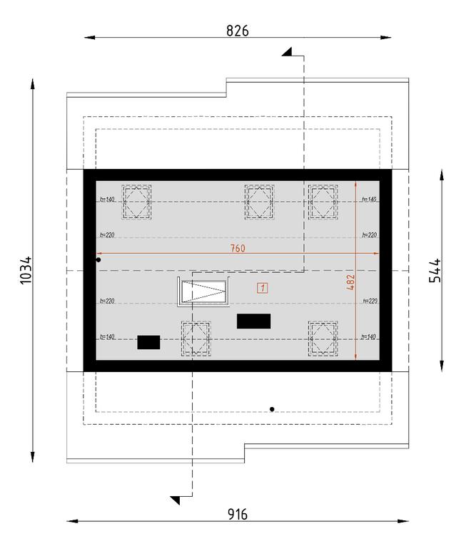 Projekt domu D138 wersja drewniana