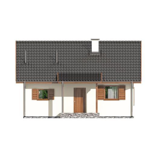 Projekt domu D67  Paulinka wersja drewniana  I