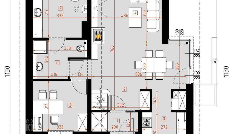 Projekt domu D128A