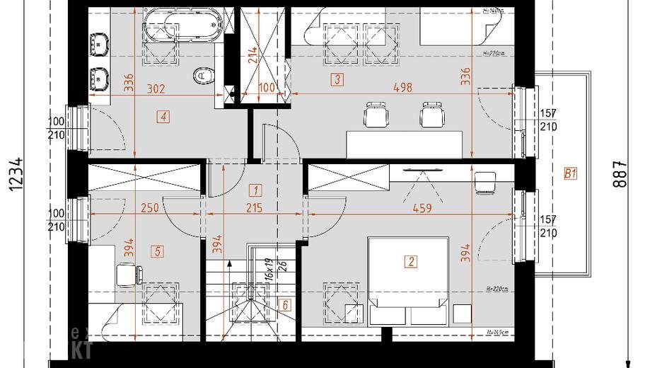 Projekt domu D128A