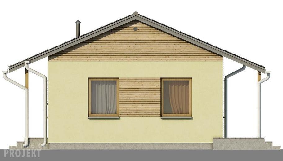 Projekt domu D20  Kazimierz wersja drewniana