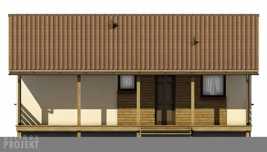 Projekt domu D49  Maurycy wersja drewniana