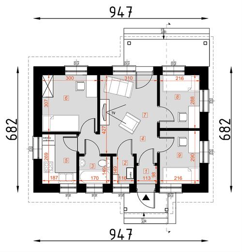 Projekt domu D20 Kazimierz