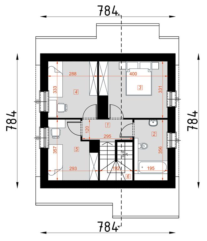 Projekt domu D21 Piotruś